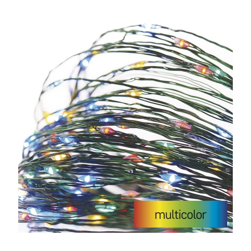 LED välisvalguskett, 75 LED, 12,5 m, IP44, mitmevärviline