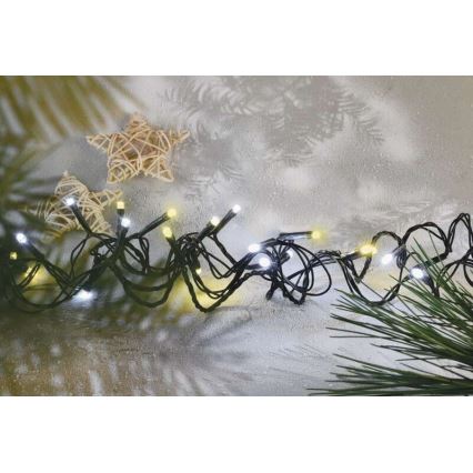 LED välisvalguskett 80xLED/2 funktsiooni 13m IP44 soe/külm valge