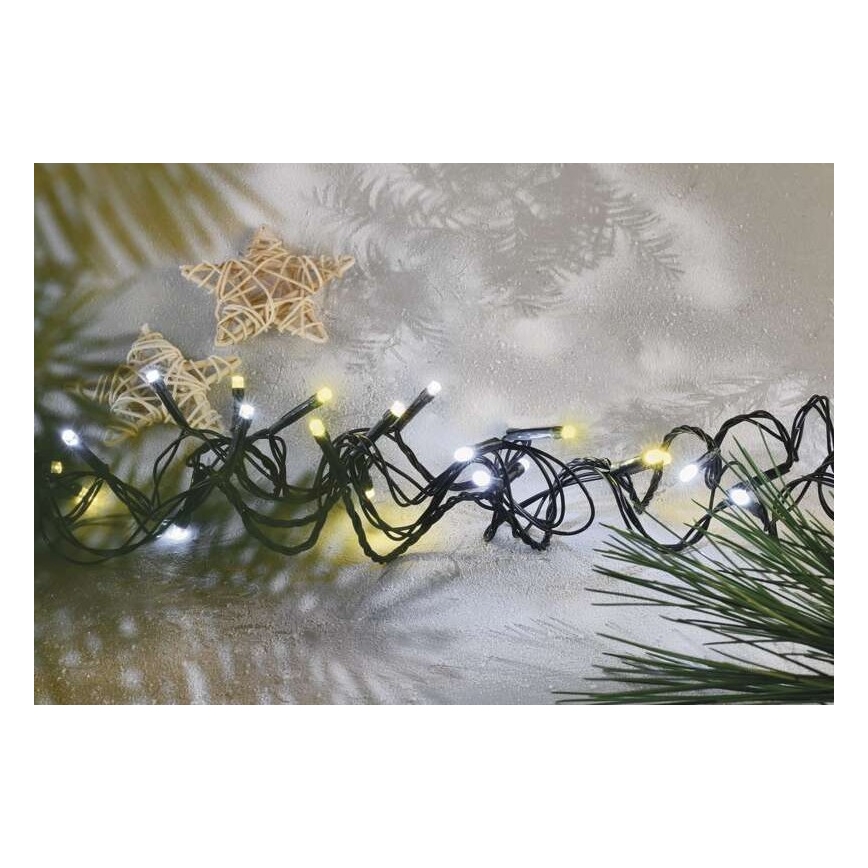 LED välisvalguskett 80xLED/2 funktsiooni 13m IP44 soe/külm valge