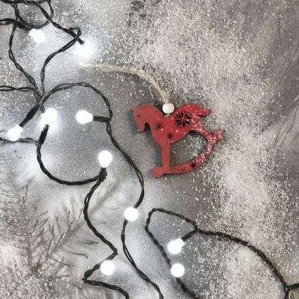 LED välisvalguskett 80xLED/8 funktsiooni 13 m külmvalge IP44