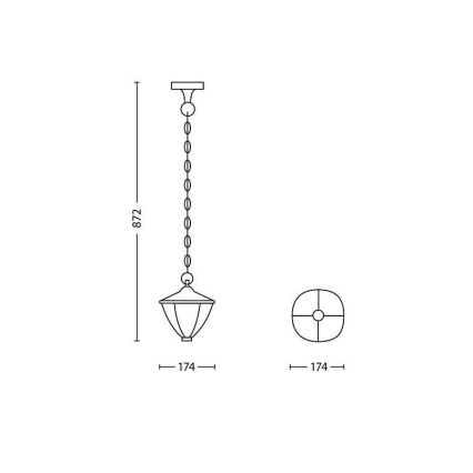 LED välisvalgusti 1xLED/4.5W/230V