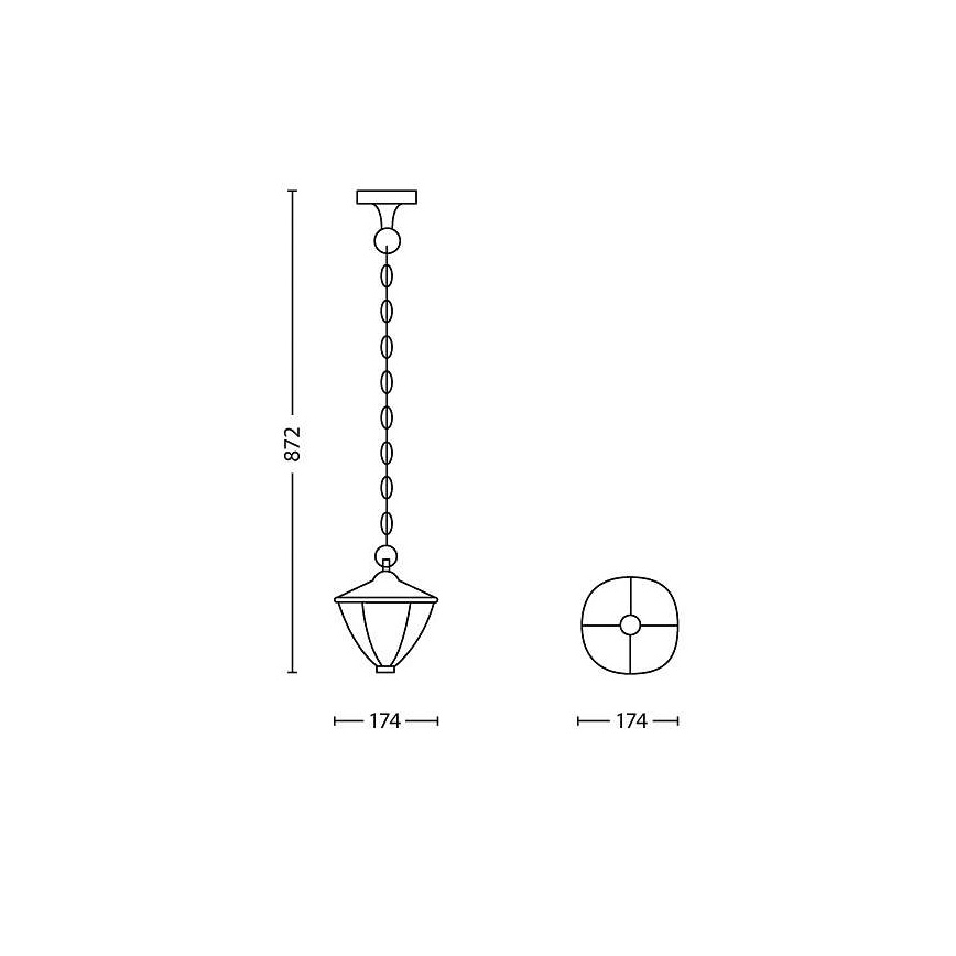LED välisvalgusti 1xLED/4.5W/230V