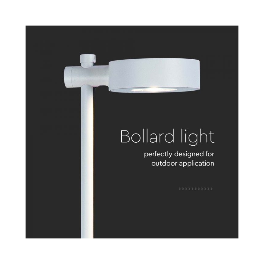 LED-välisvalgusti 7 W, 230 V, 4000 K, IP65, valge, 102 cm