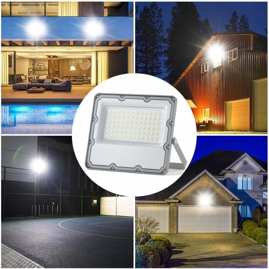 LED välisvalgusti LED/100W/230V 4500K IP65 hall