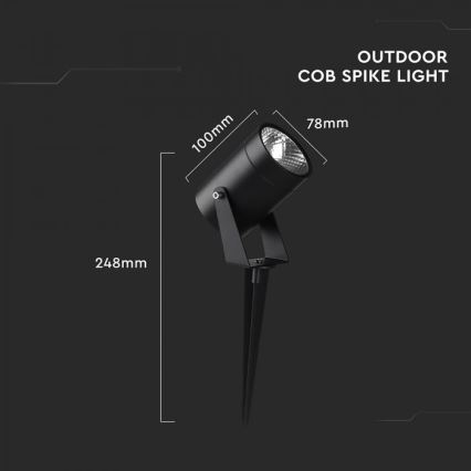 LED Välisvalgusti LED/10W/230V 3000K IP65