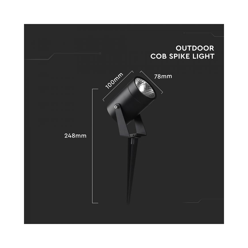 LED Välisvalgusti LED/10W/230V 3000K IP65