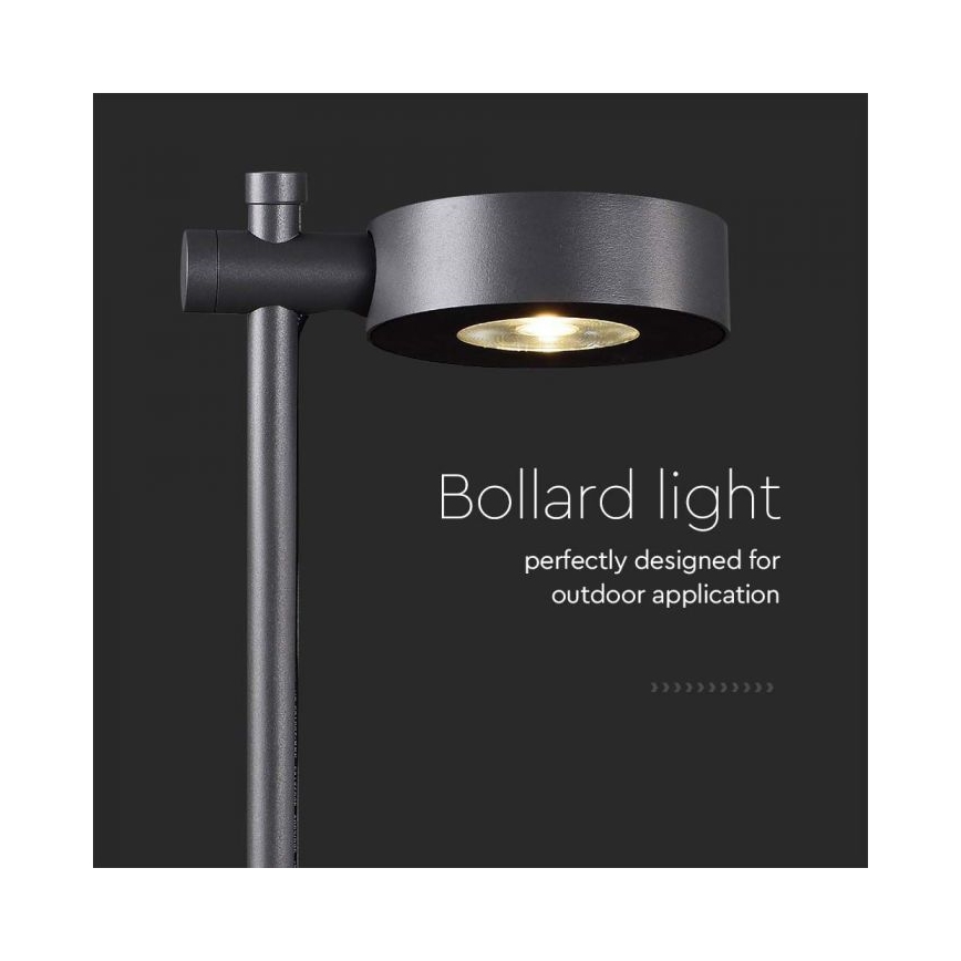 LED välisvalgusti LED/7W/230V 4000K IP65 must 102 cm