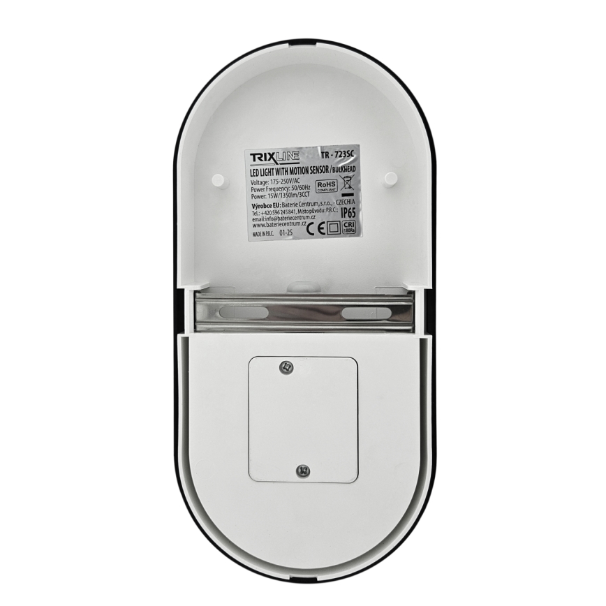 Hämardatav LED-välisseinavalgusti liikumisanduriga LED/12/15/18W/230V 3000K/4000K/6500K IP65 must/valge