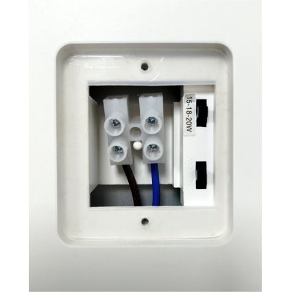 Hämardatav LED-välisseinavalgusti liikumisanduriga LED/12/15/18W/230V 3000K/4000K/6500K IP65 must/valge