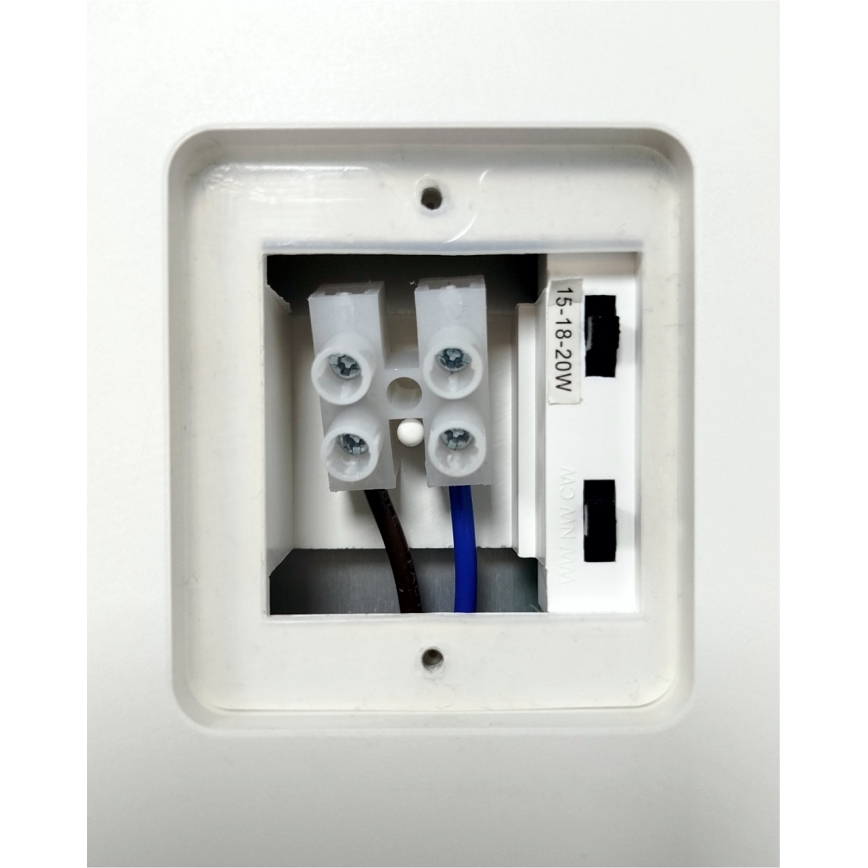 Hämardatav LED-välisseinavalgusti liikumisanduriga LED/12/15/18W/230V 3000K/4000K/6500K IP65 must/valge