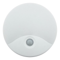 LED välisvalgusti seinale liikumisanduriga LED/18W/230V IP44 valge