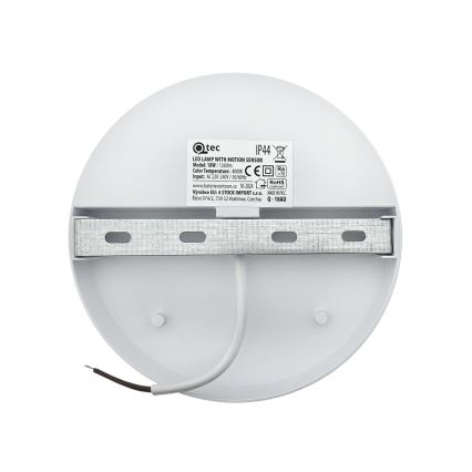 LED välisvalgusti seinale liikumisanduriga LED/18W/230V IP44 valge