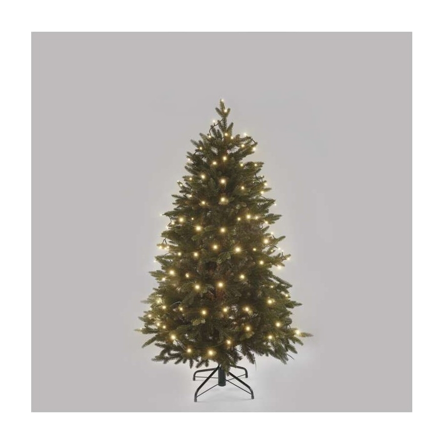 LED-välisvalokett 120xLED/3xAA 8,9m IP44 soe valge