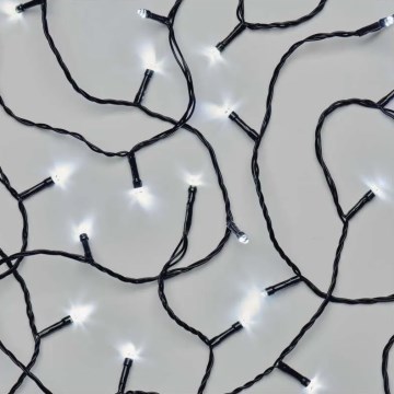 LED välitingimuste jõulukett 100xLED/10m IP44 külmvalge