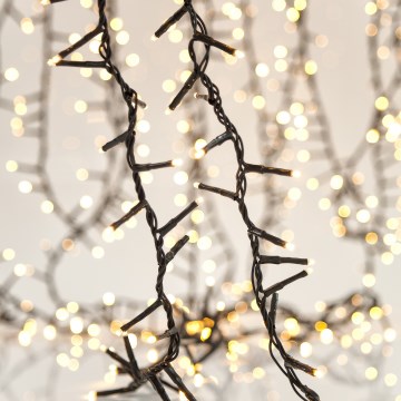 LED välitingimuste jõulukett SNAKE 1300xLED/12W/230V 29,1 m IP44 soe valge