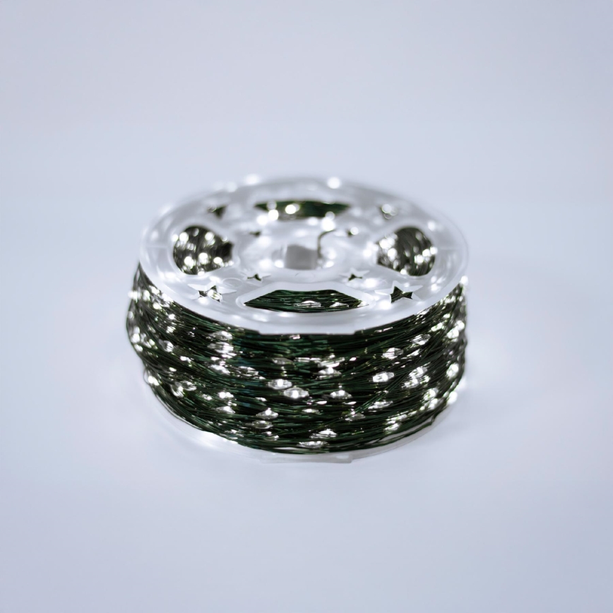 LED välistingimuste jõulukett 1500xLED/230V 8 funktsiooni 153 m IP44 külmvalge + kaugjuhtimispult