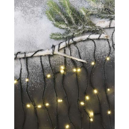 LED välivalguskett 200 LED / 8 režiimi, 8,6 m, IP44, soe valge