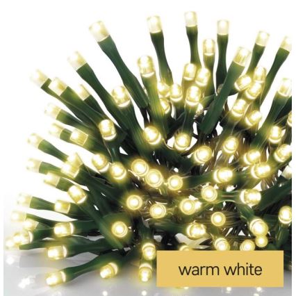 LED välivalguskett 200 LED / 8 režiimi, 8,6 m, IP44, soe valge