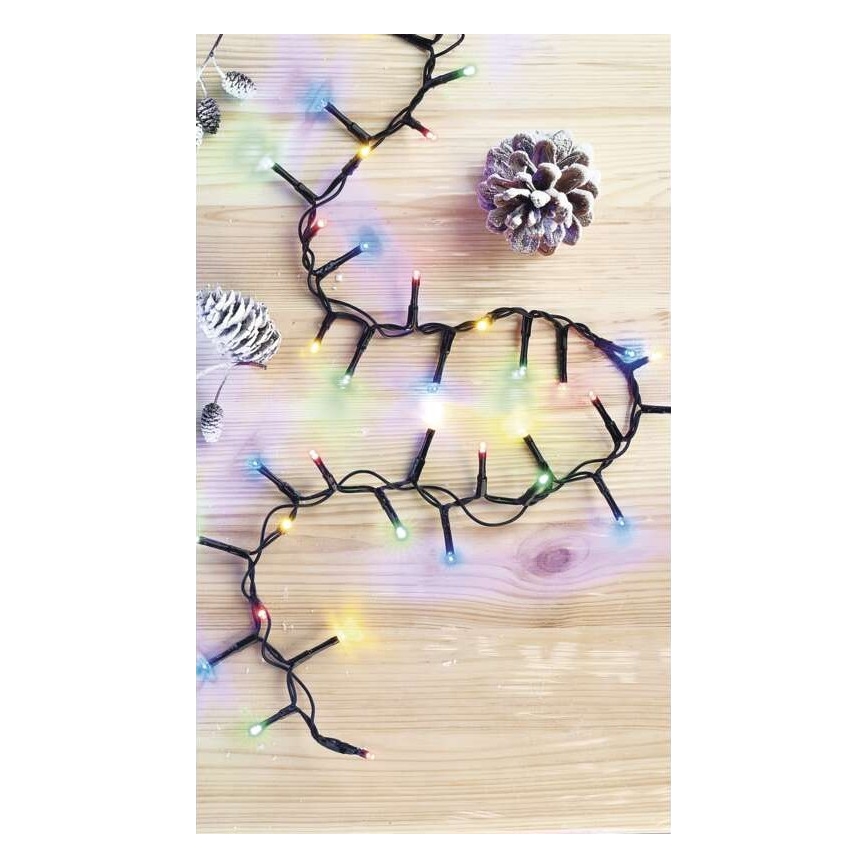 LED välivalguskett 300×LED/11 m, IP44, mitmevärviline