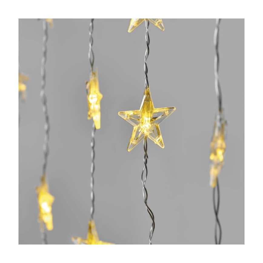 LED-välivalguskett 30xLED/3,9 m, IP44 — tähekujulised