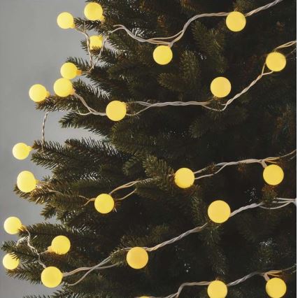 LED välivalguskett 40 LED / 9 m IP44 soe valge