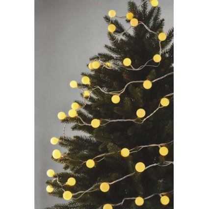 LED välivalguskett 40 LED / 9 m IP44 soe valge