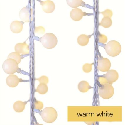 LED välivalguskett 40 LED / 9 m IP44 soe valge