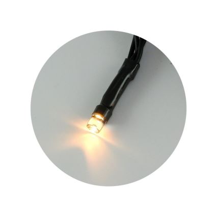 LED  välivalguskett 50xLED/2 funktsiooni 5,4m IP44 soe valge