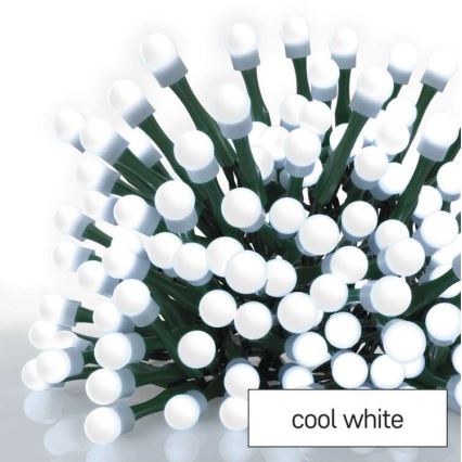 LED  välivalguskett 80xLED/13m IP44 külmvalge