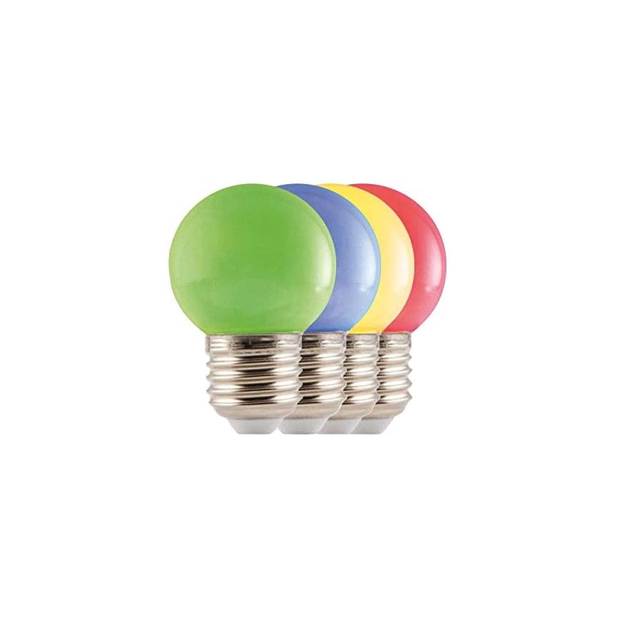 LED Välivalguskett EASY CONNECT 8xE27 5m IP44 mitmevärviline