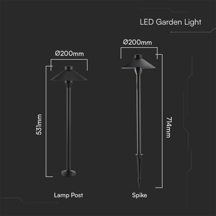 LED Välivalgusti 2in1 LED/7W/230V IP65 3000K