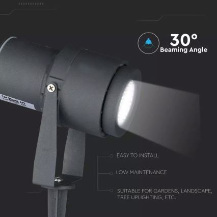 LED Välivalgusti LED/12W/100-240V IP65 hall - roheline tuli