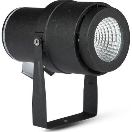 LED Välivalgusti LED/12W/100-240V IP65 must - roheline tuli