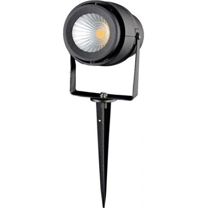 LED Välivalgusti LED/12W/100-240V IP65 must - roheline tuli