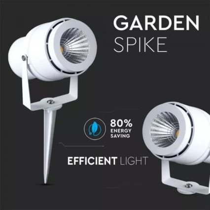 LED Välivalgusti LED/12W/100-240V IP65 valge - roheline tuli