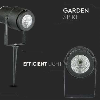 LED Välivalgusti LED/12W/230V 3000K must IP65