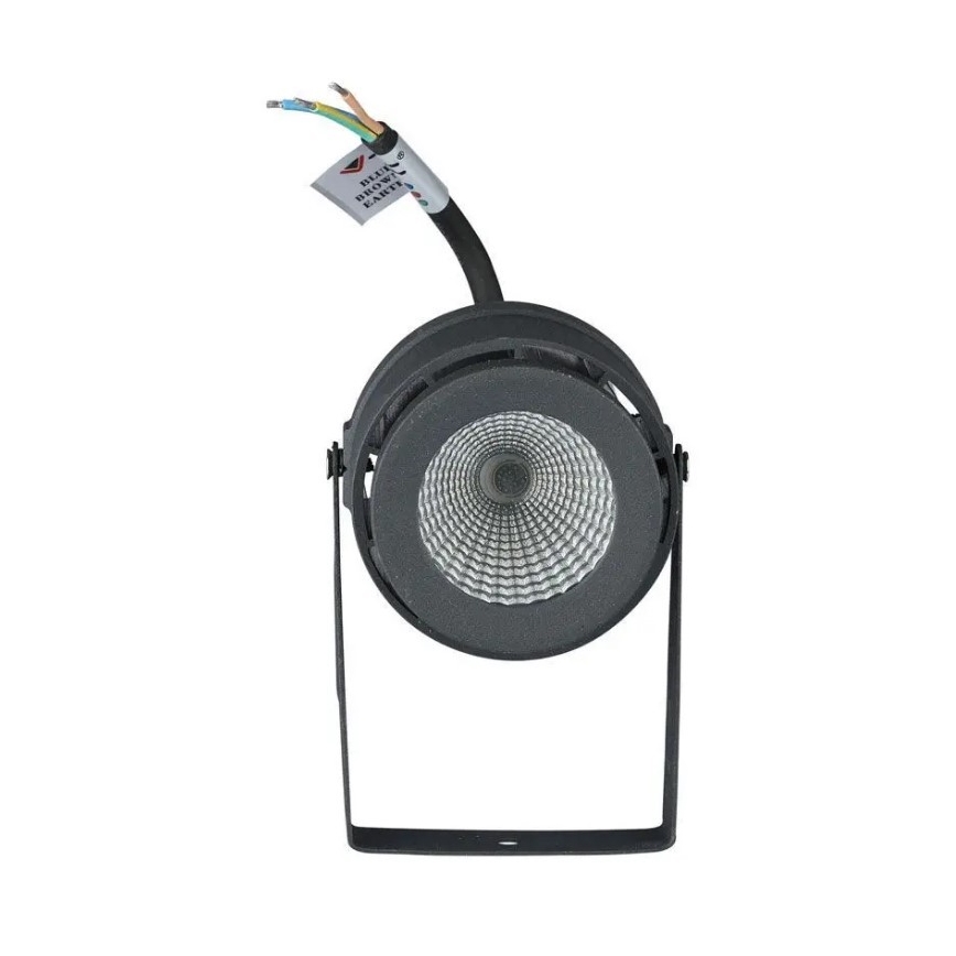 LED Välivalgusti LED/12W/230V 4000K antratsiit IP65