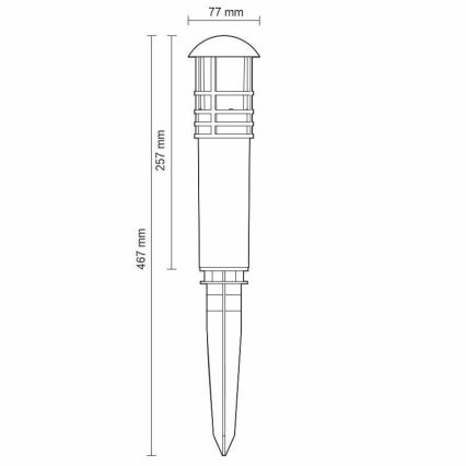 LED Välivalgusti LED/3W/230V 2800K IP65