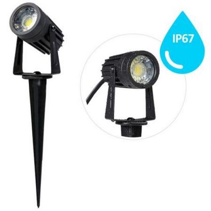 LED Välivalgusti LED/3W/230V 2800K IP67 must