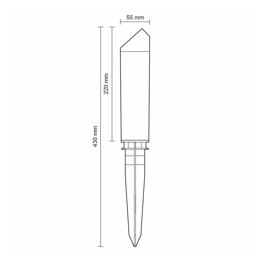 LED Välivalgusti LED/3W/230V 4000K IP65