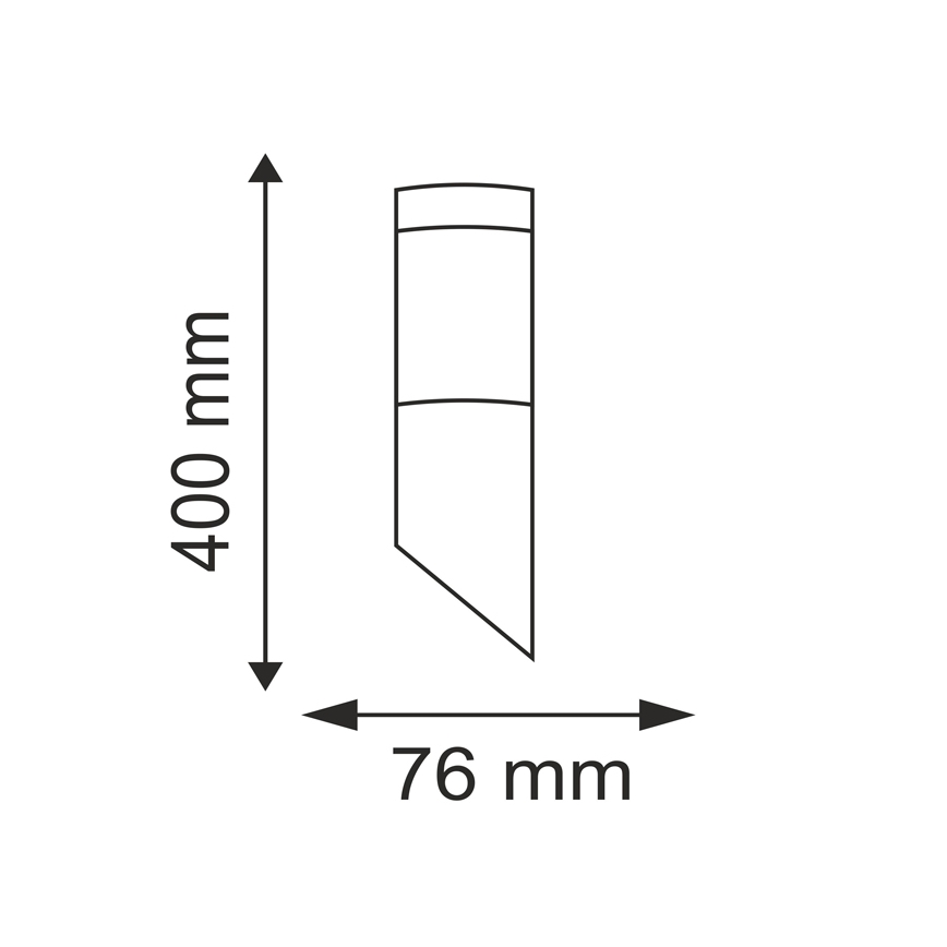 LED Välivalgusti LIVIA 1xE27/7W/230V 4000K IP44