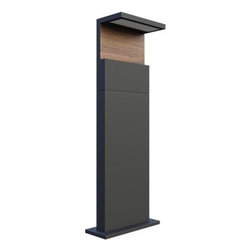 LED Välivalgusti NATURA LED/12W/230V 4000K 60 cm IP65 pruun/antratsiit