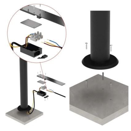 LED Välivalgusti NIKA LED/12,5W/230V IP44 50 cm