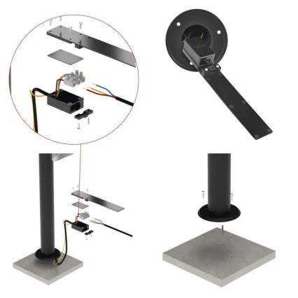 LED Välivalgusti NIKA LED/12,5W/230V IP44 80 cm