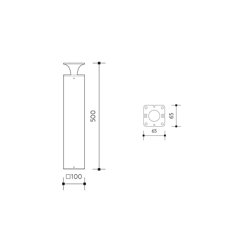 LED Välivalgusti ORNELA LED/6W/230V 3000K IP54 antratsiit