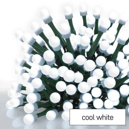 LED väljas jõulukaabel 480xLED/8 funktsiooni 53m külmvalge IP44