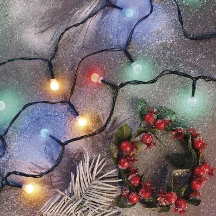 LED väljas jõulutuled 80 LED/8 režiimi 13 m mitmevärviline IP44