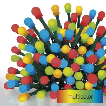 LED väljas jõulutuled 80 LED/8 režiimi 13 m mitmevärviline IP44