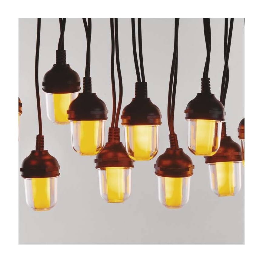 LED väljas kasutatav dekoratiivne valguskett 100xLED/9,5m IP44