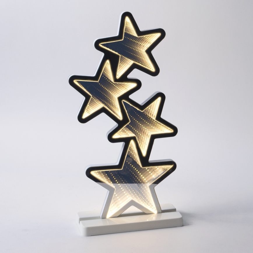 LED väljas kasutatav jõulukaunistus LED/3,6W/230V IP44 soe valge tähed